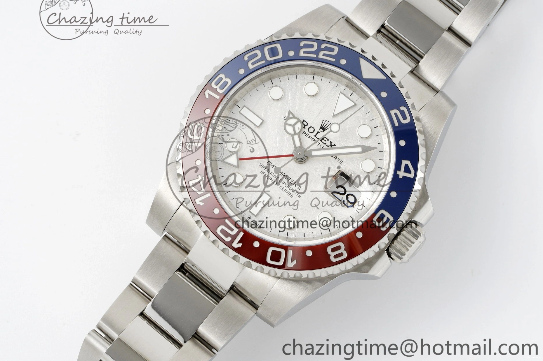 Best 126719 BLRO Master Bracelet Meteorite II GMT VR3285 1:1 Edition SS CHS on 904L JDF 0502